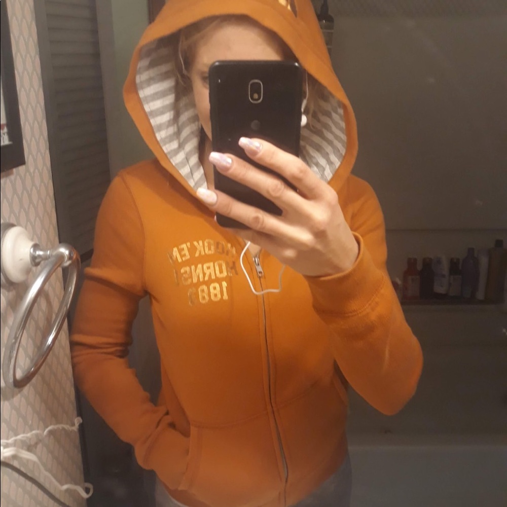 Victoria secret Texas longhorn old school zip up hoodie